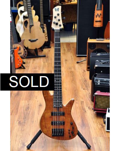 Fodera Emperor Standard Special 5 Koa Hollowbody Limited Edition Doctorbass 2020